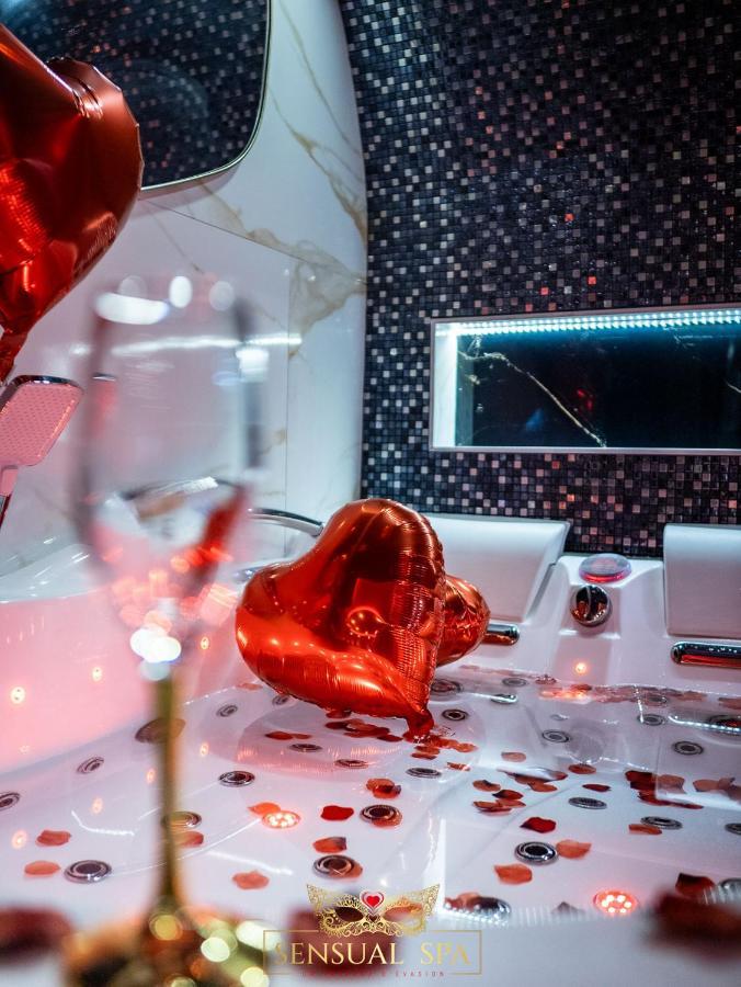 Sensual Spa- Love Room Jacuzzi Hammam Terrasse น็องซี ภายนอก รูปภาพ