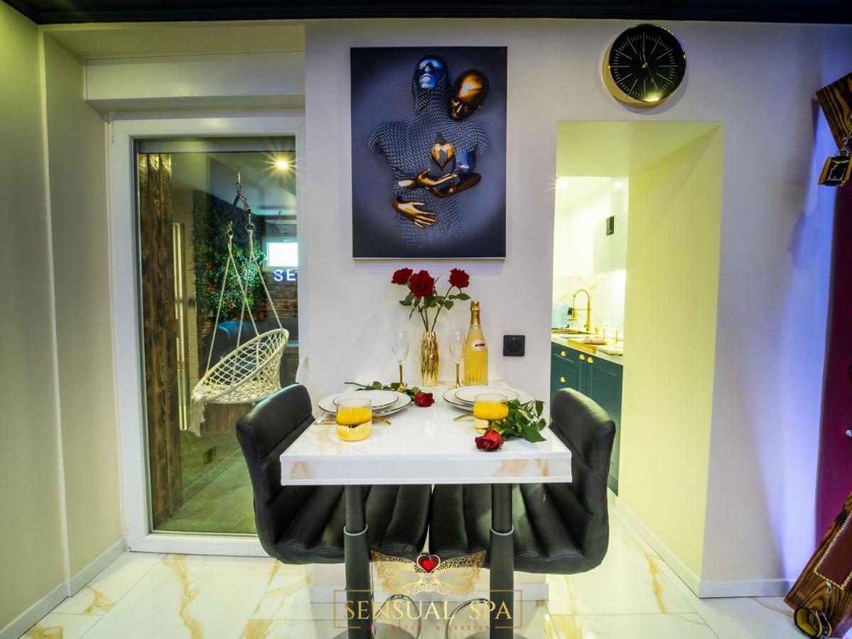 Sensual Spa- Love Room Jacuzzi Hammam Terrasse น็องซี ภายนอก รูปภาพ