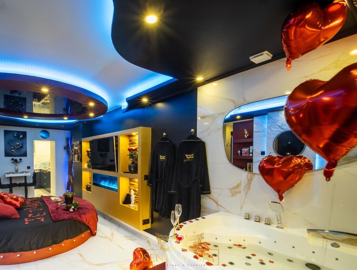 Sensual Spa- Love Room Jacuzzi Hammam Terrasse น็องซี ภายนอก รูปภาพ