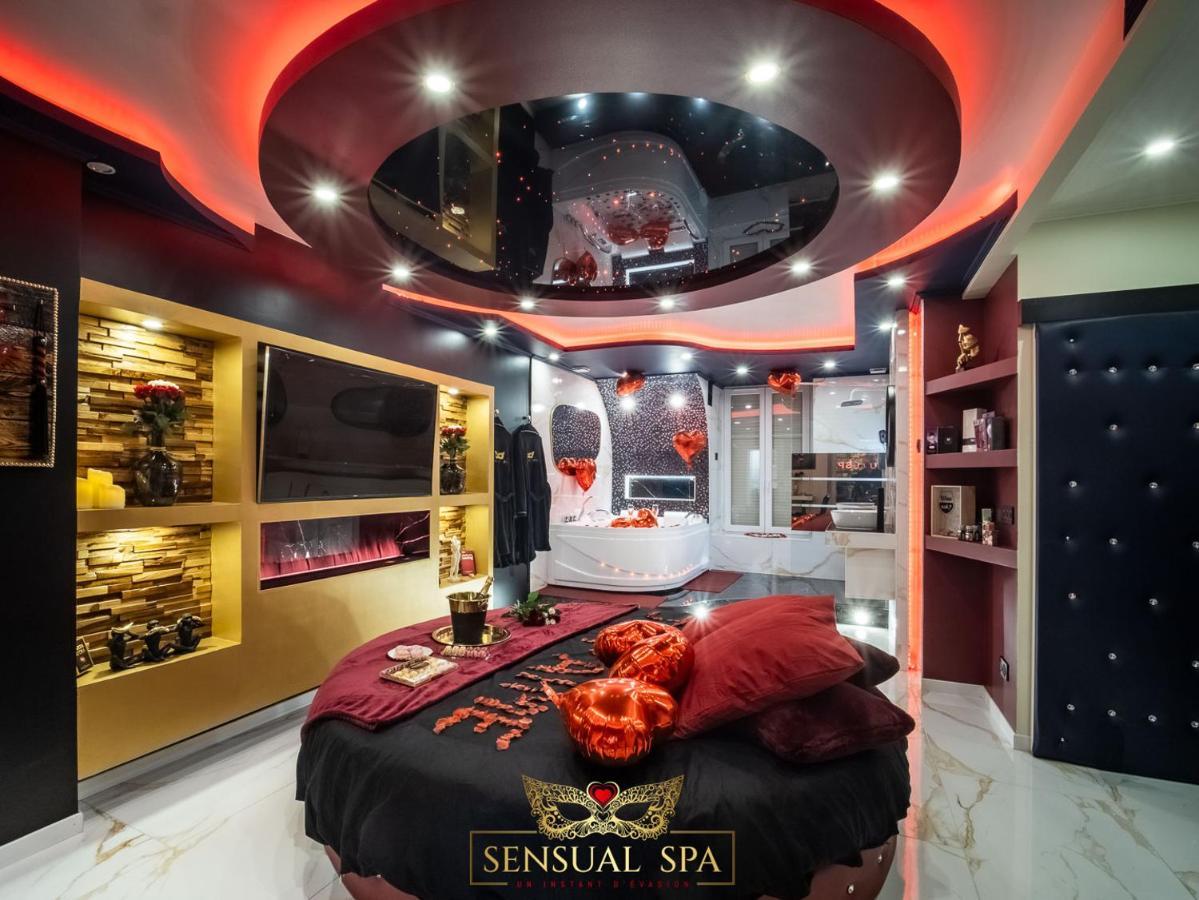 Sensual Spa- Love Room Jacuzzi Hammam Terrasse น็องซี ภายนอก รูปภาพ